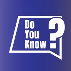 Do you know illustration art, do you know vector design,  did you know question design illustration