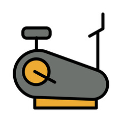 Bike Cycle Cycling Filled Outline Icon