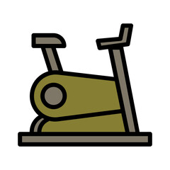 Cycle Bike Sport Filled Outline Icon