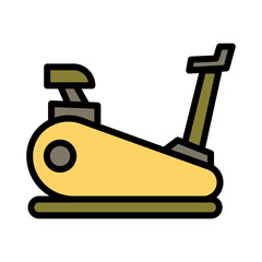 Cycle Bike Sport Filled Outline Icon
