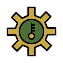 Light Shift Signal Filled Outline Icon