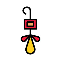 Earring Fashion Jewel Filled Outline Icon