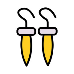 Earring Style Beauty Filled Outline Icon