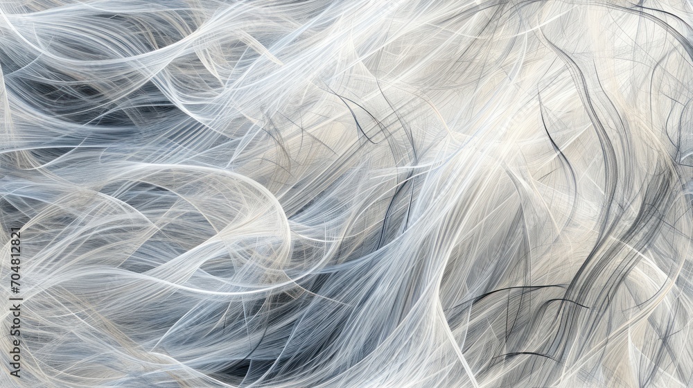 Poster a close up of a white and black background with a pattern of lines and swirls in the middle of the i