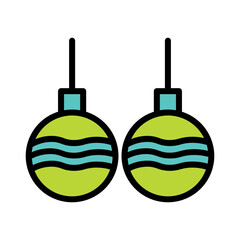 Ball Banble Winter Filled Outline Icon
