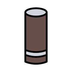 Belt Bullet Gun Filled Outline Icon