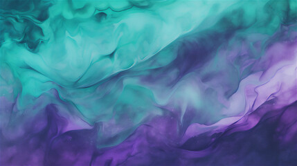Ethereal Aquatic Nebula : Blue and purple glow marble texture
