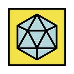 Shape Symbol Polygon Filled Outline Icon