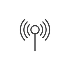 Wireless Signal line icon