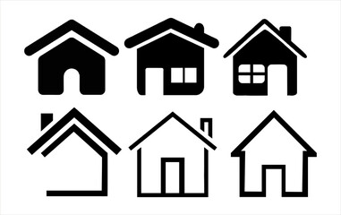 house icon set