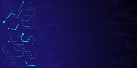 Abstract digital background with technology circuit board texture. Circuit board background. Processor and chip, engineering and tech, motherboard and computer design.