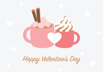 Valentine lover drinks card - 704832427