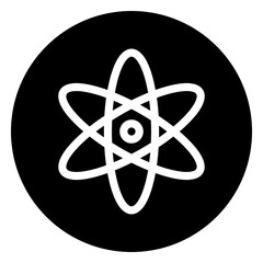 atom glyph icon