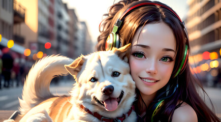 Sonic Serenity: Exploring the Harmonic Elegance of AI-Crafted Portraits Featuring Enchanting Gazes and Musical Reverie in Captivating Female Subjects