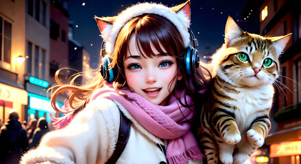 Sonic Serenity: Exploring the Harmonic Elegance of AI-Crafted Portraits Featuring Enchanting Gazes and Musical Reverie in Captivating Female Subjects