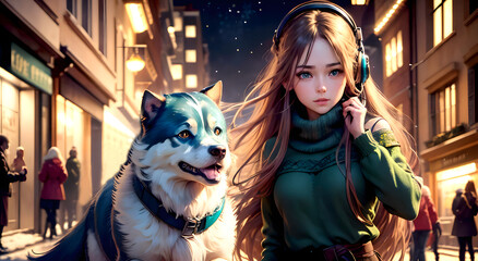 Sonic Serenity: Exploring the Harmonic Elegance of AI-Crafted Portraits Featuring Enchanting Gazes and Musical Reverie in Captivating Female Subjects