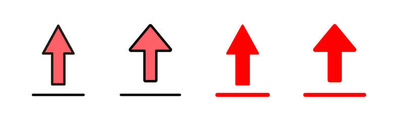 Upload icon set illustration. load data sign and symbol