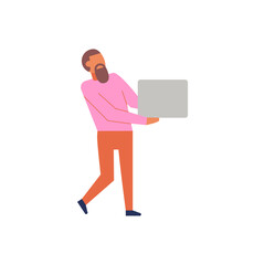 office workers in pink clothes woman