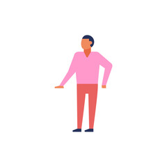 office workers in pink clothes woman