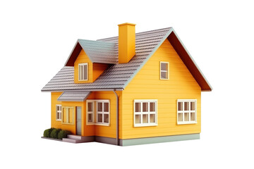 Luxury colorful home icon style isolated on transparent background.
