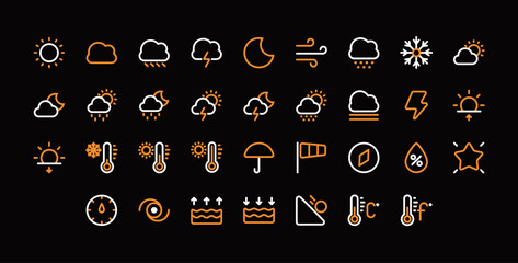 Wheater Icon suitable in duotone style for web and apps icon presentation or printable