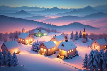 warm winter art pictures