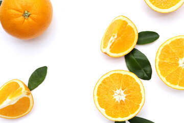 Fresh orange fruit, high vitamin c