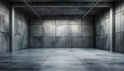 concrete room. Modern Huge Concrete Material Empty Hall. empty modern concrete hallway walls