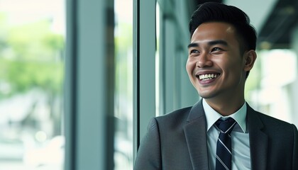 Young adult businessman in office