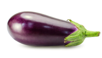 Eggplant on a white background
