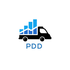 PDD Letter logo design template vector. PDD Business abstract connection vector logo. PDD icon circle logotype.
