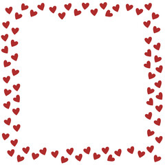 Valentine heart frame