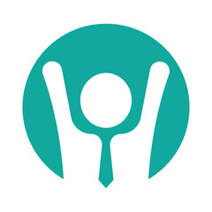 Fototapeta premium Human success logo images