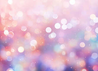 Blurred lights colorful bokeh abstract background