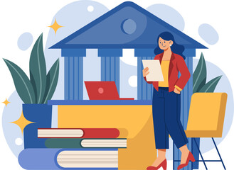 Law Illustration Element