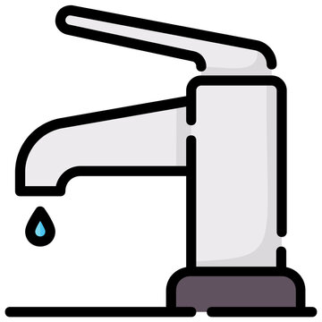 recommend clip art: water tap filled outline vector icon