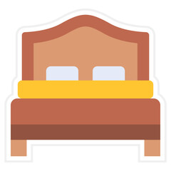 Double Bed Icon