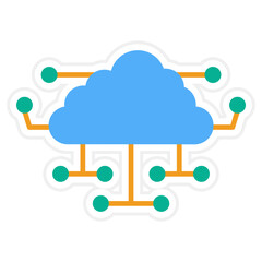 Cloud Computing Icon