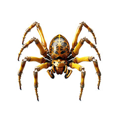 spider isolated on white background generative ai