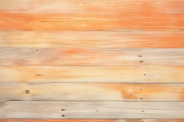 Naklejka premium Light orange old shabby wooden background texture. Painted teal old rustic wooden wall. Abstract texture for furniture, office and home Interior. Peach fuzz - color of 2024 year