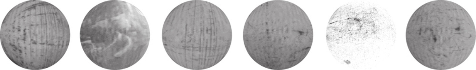 Sprayed black circle set.Graffiti art design . Noise dispersion circle . Spray effect .Grunge texture . Distressed element .vector