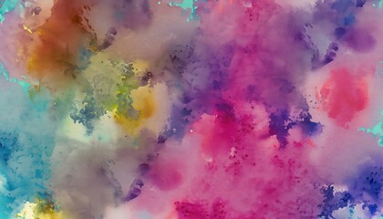 Abstract splashed watercolor textured background