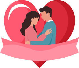 Valentine's Couple in Love