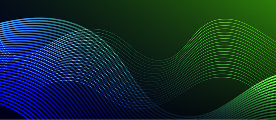 Dynamic wave geometric design. Vector Illustration For Wallpaper, Banner, Background, Card, Book Illustration, landing page