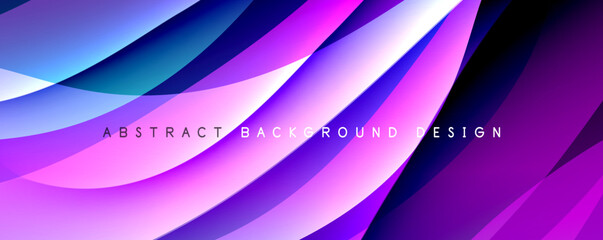 Simple fluid color gradient abstract background with dynamic wave line effect. Vector Illustration For Wallpaper, Banner, Background, Card, Book Illustration, landing page