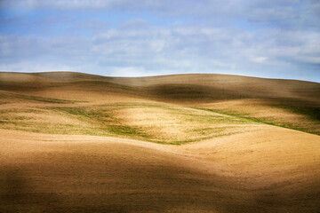 Obraz premium dunes and sky in tuscany