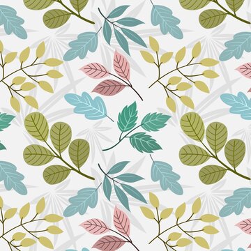 Elaborate Floral Gypsy Bohemian Pattern Wallapaper Background Graphic Design Backdrop, flourishes, botanical, vintage retro colourful swirling leaves and flowers, faded muted colour palette, earthy