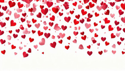 red hearts background, valentine pattern