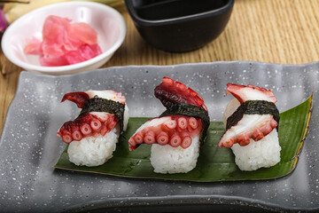 Japanese cuisine - sushi with octopus