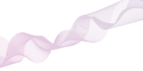 Abstract technology wavy lines pattern on white background. Abstract colorful blend wave lines curve and motion background. White background mesh abstract, vector gradient line modern soft blend.